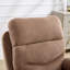 Fauteuil inclinable manuel moderne en chenille avec massage à 8 points et chaleur, fauteuil inclinable et pivotant pour petit salon-130770869