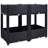 Planter Raised Beds - Elevated Planter Garden Box With Drainage Plug Raised Garden Beds For Vegetable/Flower/Herb Outdoor Standing Planter Beds Gardening Kit,Black,31.5"X15.7"X27.7"-819625234