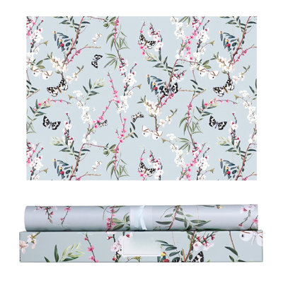 Scented Drawer Liners for Dresser Fragrant Paper Liner for Drawers Cabinet Shelf Linen Closet and Kitchen Scent Liners Non Adhesive (Gardenia Blossoms)