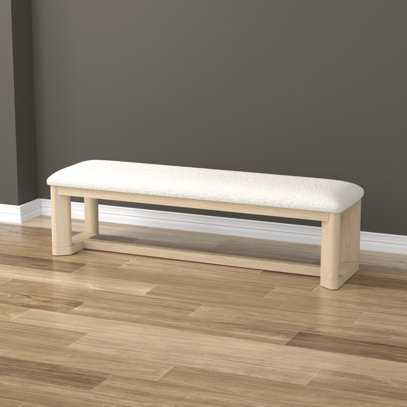 Banc de salle à manger rembourré Ashal
