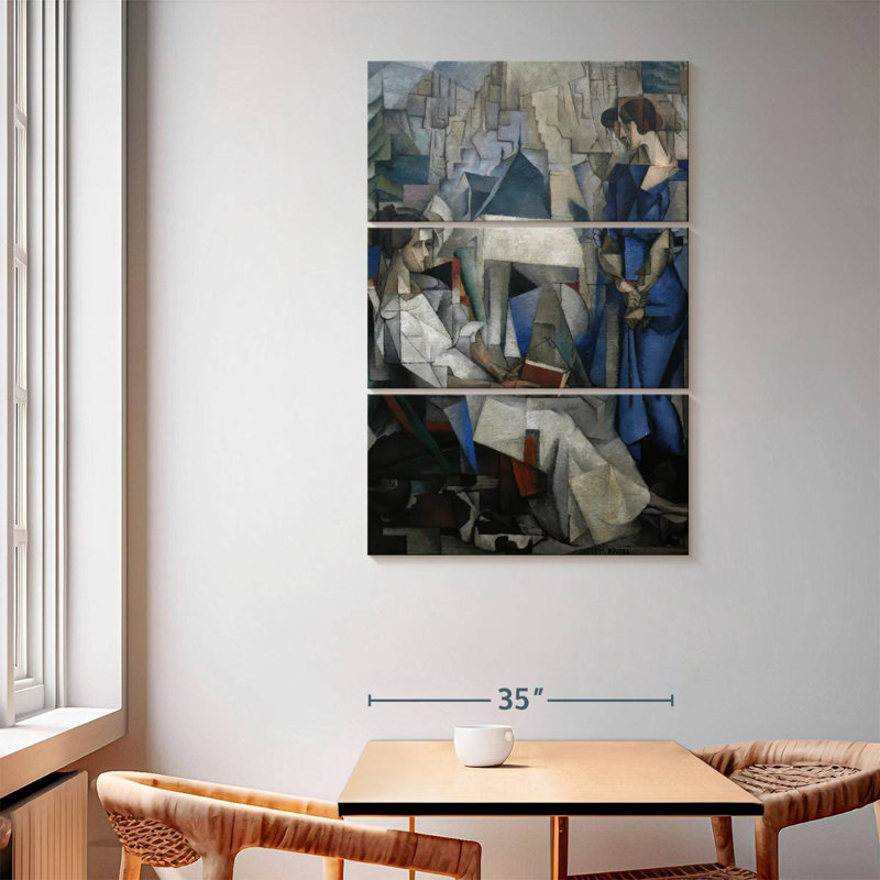 Portrait de deux femmes Avery, H 65 po x l 42 po