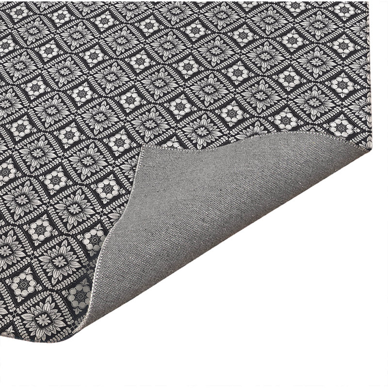 Petit tapis de cuisine Talia, Gris anthracite, Rectangulaire 3 pi x 5 pi