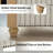Terren 81" W Linen Striped Sofa -350112748