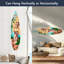 Kersh Aloha Hawaii Hula Girl Surfboard Plaque Wall Art Decor 60" x 15"
