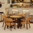 Amaiah 48" Dining and Poker Game Set with Four Chairs
