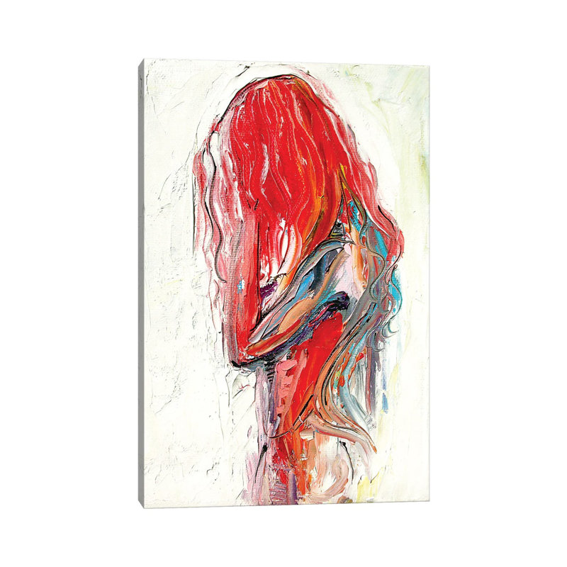 Femme 320 by Aja Trier - Wrapped Canvas Painting, 66.04cm H x 45.72cm W