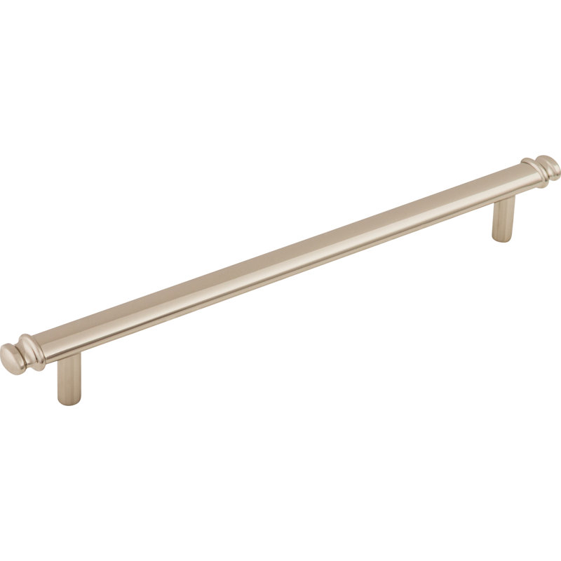 Julian Bar pull, Polished Nickel, 7 9/16" Center to Center