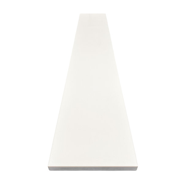 6"x60" Solid White Engineered Threshold Marble