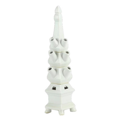 Solid White Tulipiere Large