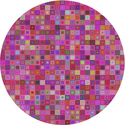 Tapis de zone mauve à motifs Jennerstown