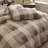 Grid Comforter Set Plaid Bedding Set 1 Checkered Comforter with Pillowcases-115352626-114984130