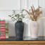 Grand vase en céramique pour l'herbe de la pampa 11 pouces de haut décor de ferme rustique fabriqué à la main pour table étagère-1333446440