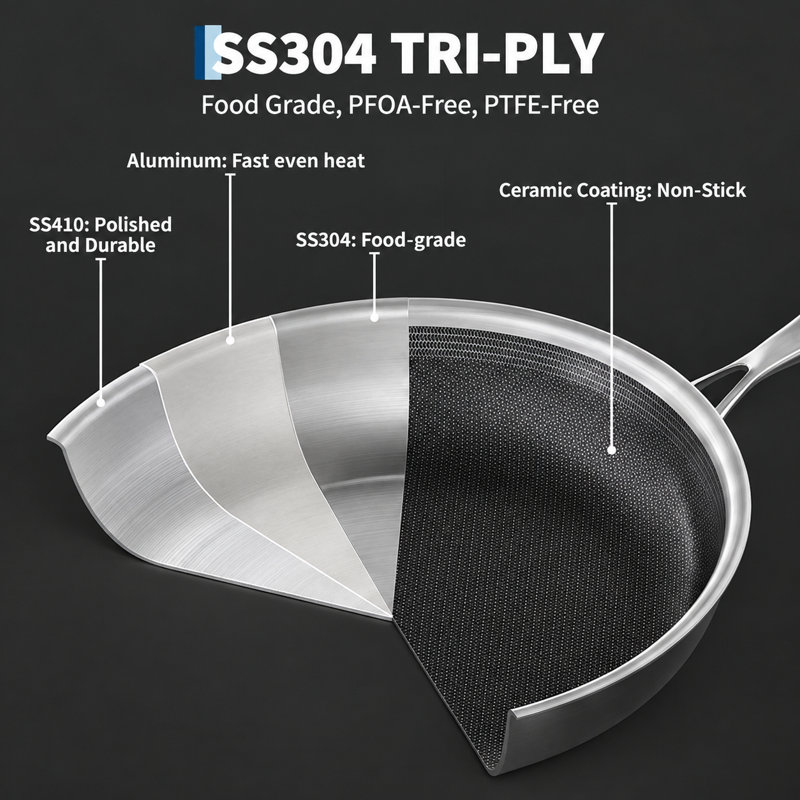 Non-Stick Frying Pan Set
