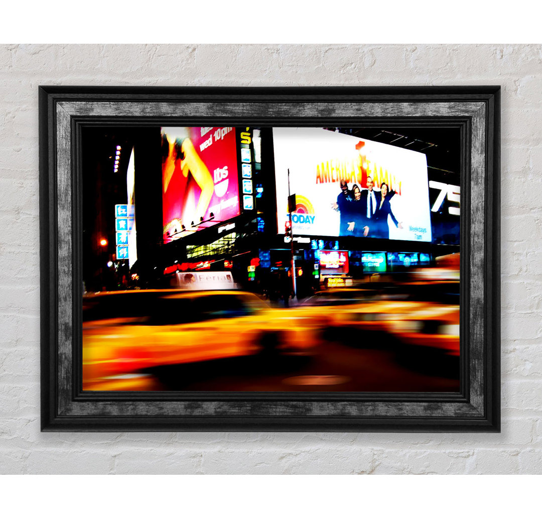 New York City Rush Hour - Einzelne Bilderrahmen Kunstdrucke