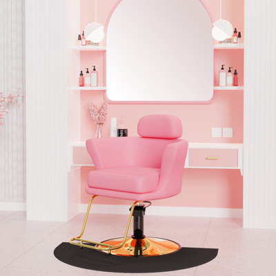 Faux Leather Salon Chair