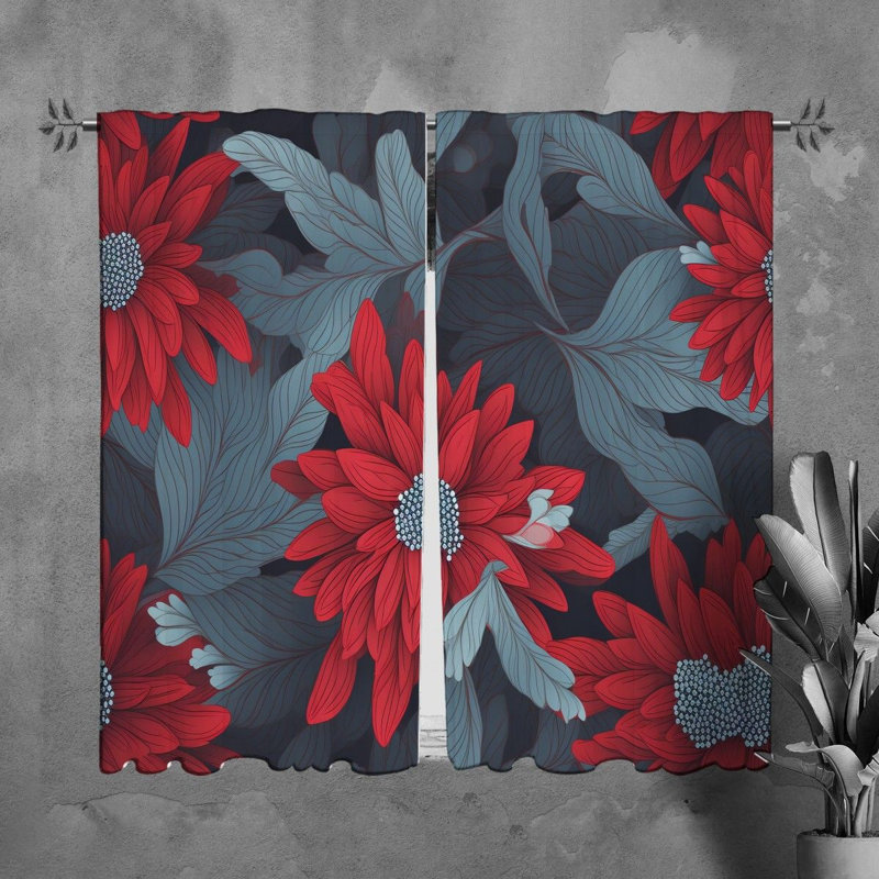 Paire de rideaux obscurcissant en polyester Mickinzie, L 20 po x L 61 po