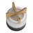 Ceramic and Wood Planter on Stand-666902694-548712989