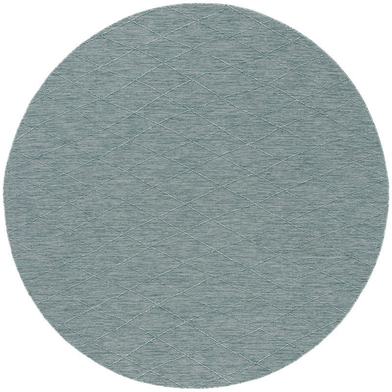 Geana Machine Washable Indoor/Outdoor Area Rug, Round 8'