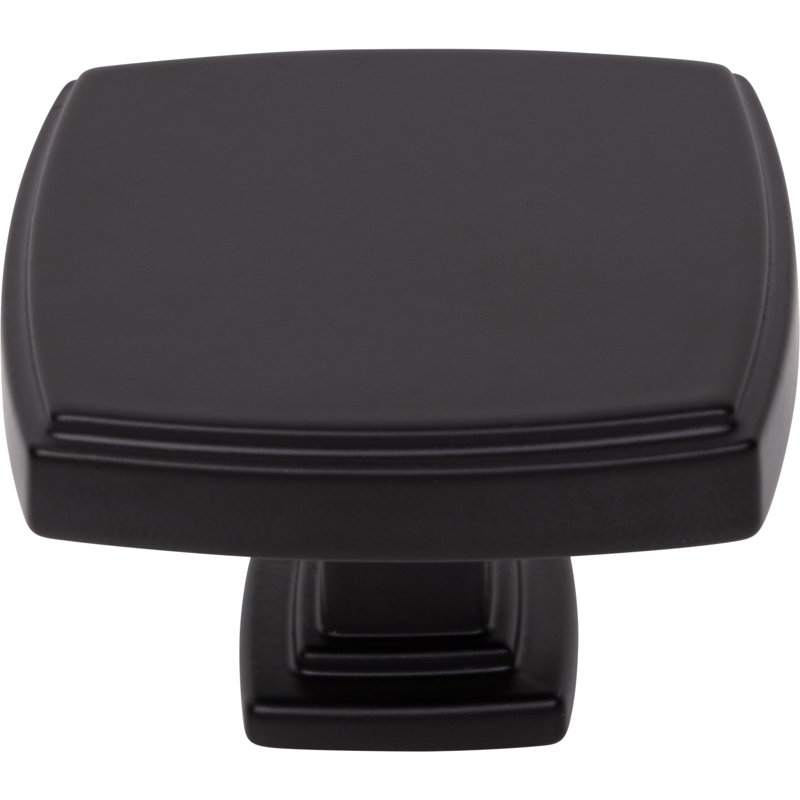 Square Knob, Matte Black