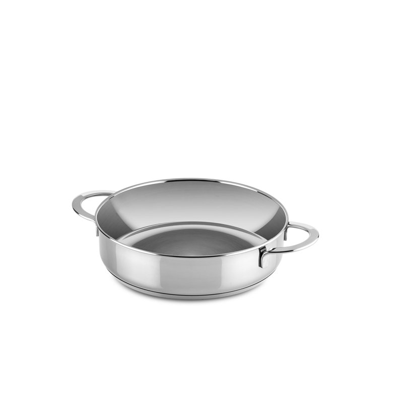 Gourmet Stainless Steel Non-Stick Frying Pan Set