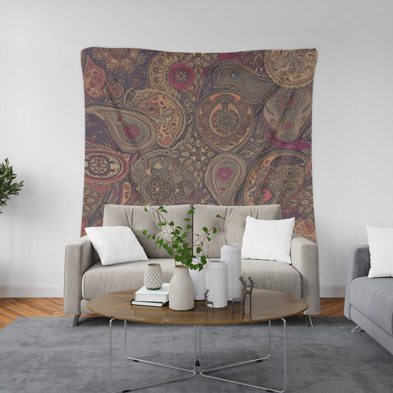 Tapisserie murale, H 80 po x l 68 po x P 0,8 po