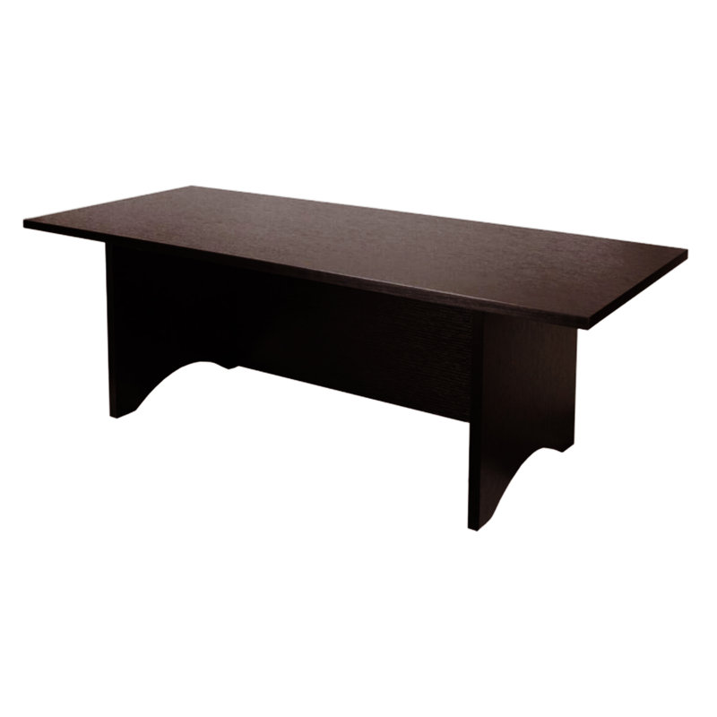 Unité de conversion de bureau debout H 12 "x l 36" Mann, Cacao rouge foncé