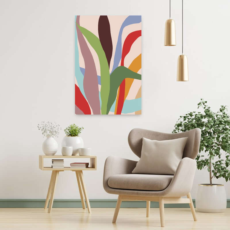 Art contemporain, art contemporain abstrait, H 24 po x l 16 po