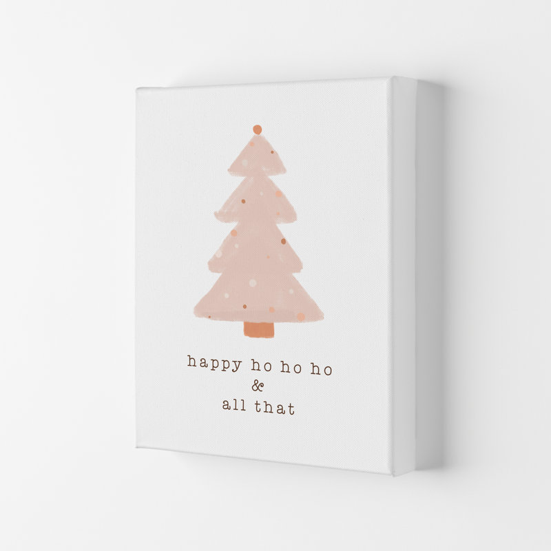 Happy Ho Ho Ho By Orara - Print, No Framed, 42cm H x 30cm W x 1cm D