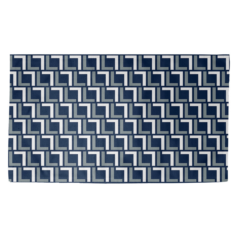 Geometric Indoor Rug, Rectangle 2' x 3'
