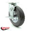 Roulettes pivotantes sur roues 8 pouces avec roulettes de service de frein / SCC-100S280-PNB-GRY-TLB