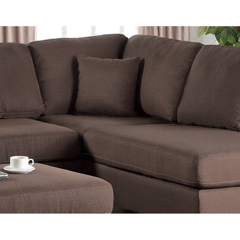 Canapé modulaire réversible 3 pièces Elane