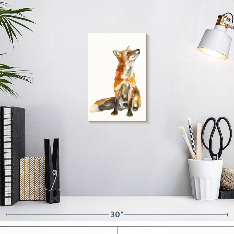 Brampt Sly Fox I, 12" H x 8" W