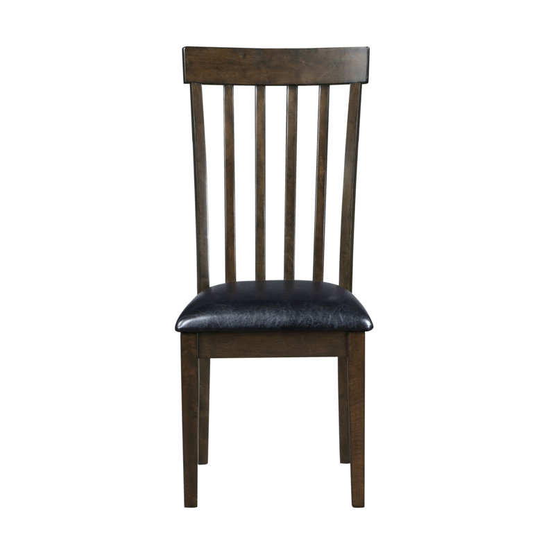 Ensemble de 2 chaises rembourrées en similicuir