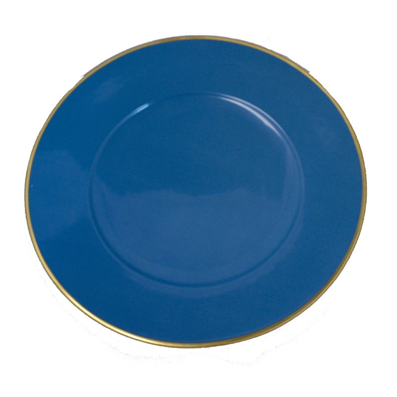 Porcelain China Charger, Blue