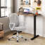 Ensemble de bureau et de chaise Modern Home Office, bureau debout réglable et chaise en filet ergonomique pour un confort maximal-1934817807