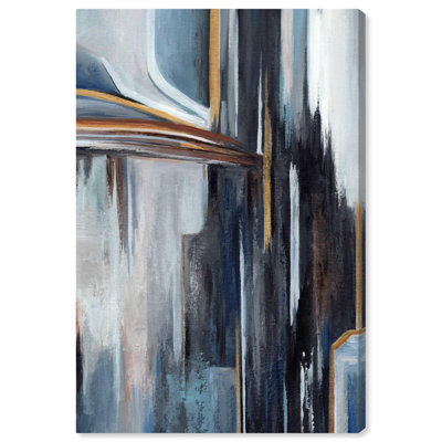Art Remedy, peinture sur toile bleue