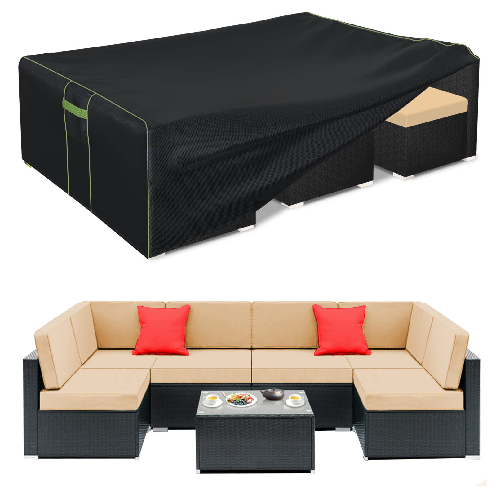 Arlmont & Co. Outdoor Patio Sectional Cover Wayfair