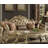 Carlene 89" Faux Leather Rolled Arm Sofa-2061741251