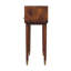 Console incurvée Valenza en bois, brune
