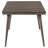 Perkins Dark Brown Rectangular Wood Dining Table