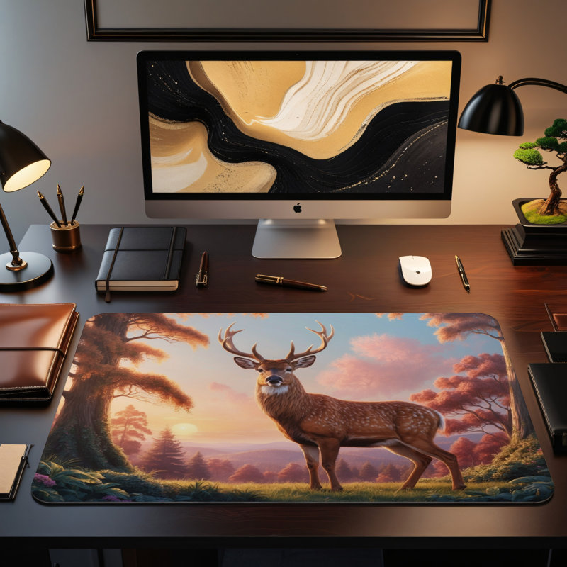 Polyester Desk Pad, 23.6x13.8