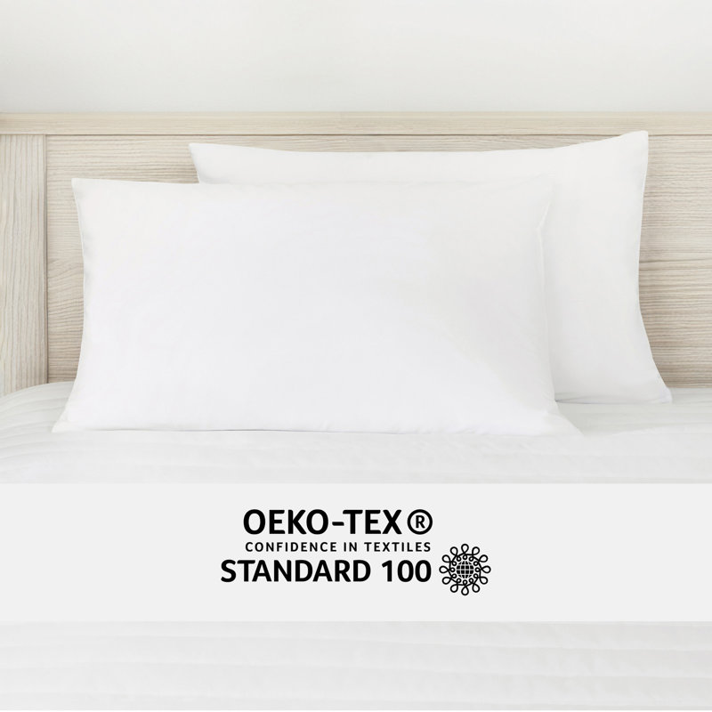 Pillow Protector 2-Pack - Waterproof & Hypoallergenic, Standard/Queen
