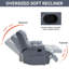 Fauteuil inclinable manuel avec chaise berçante et pivotante en tissu pour le salon-596155247