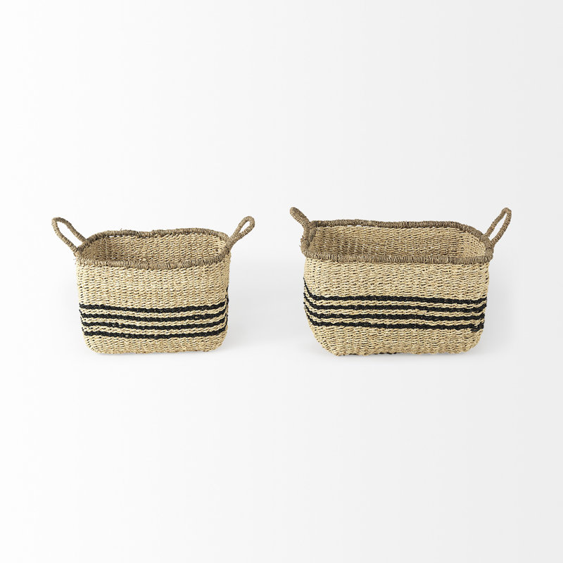 Ensemble de 2 paniers en ruppie maritime