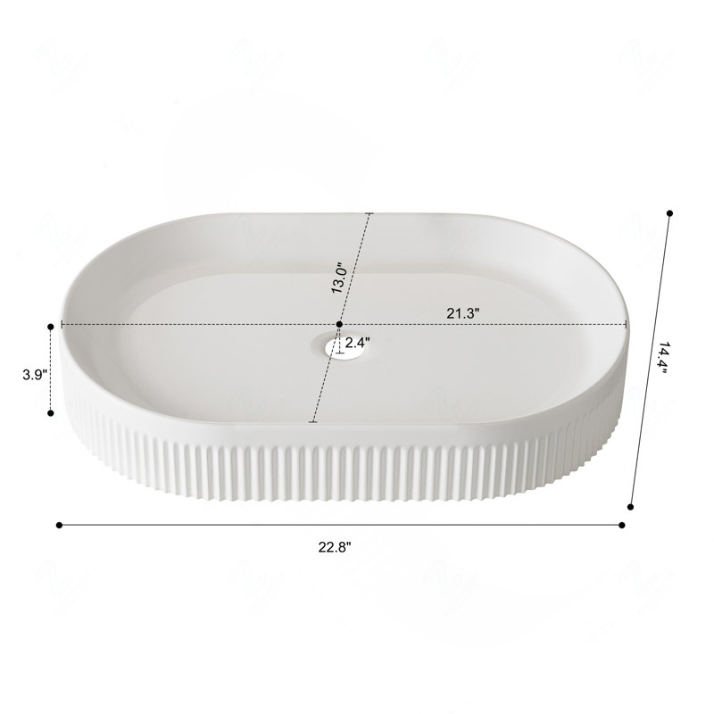 Meuble-lavabo de salle de bain 22,8 po