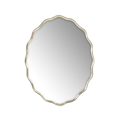 Caressa Oval Metal Wall Mirror