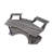 71" Desk In Black Oak Finish - Modern Workspace Solution Music Writing Functional Design