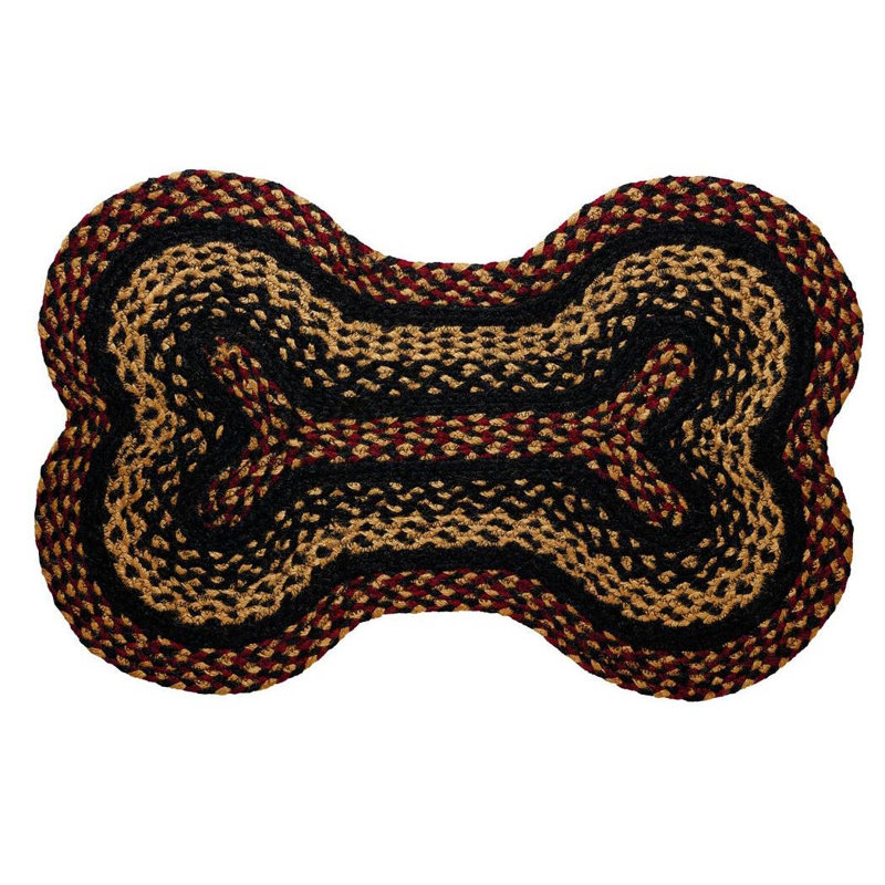 Tapis Kwanesha, Noir / beige / vin