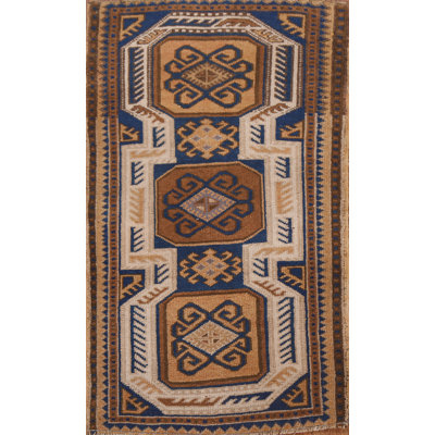 Handmade Wool Anatolian Oriental Rug 2x3