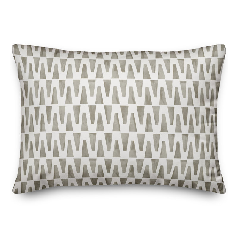 Geometric Reversible Throw Pillow